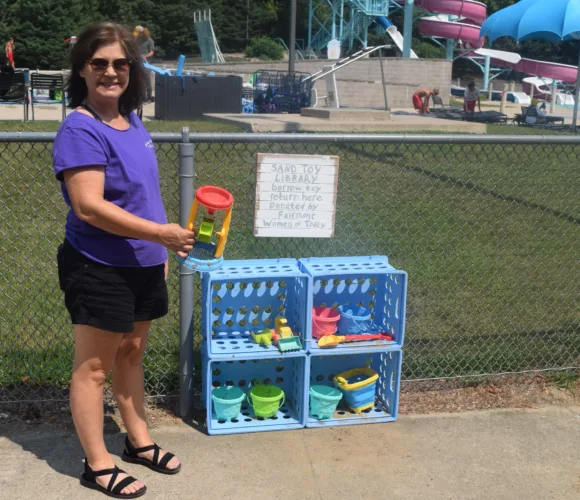 Sand toy library gets quick expansion